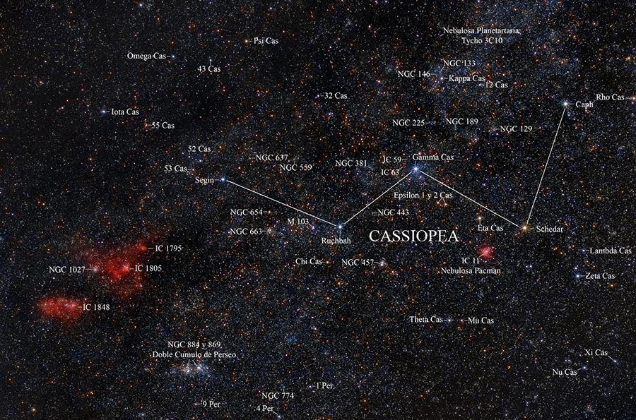 wide field of Cassiopeia